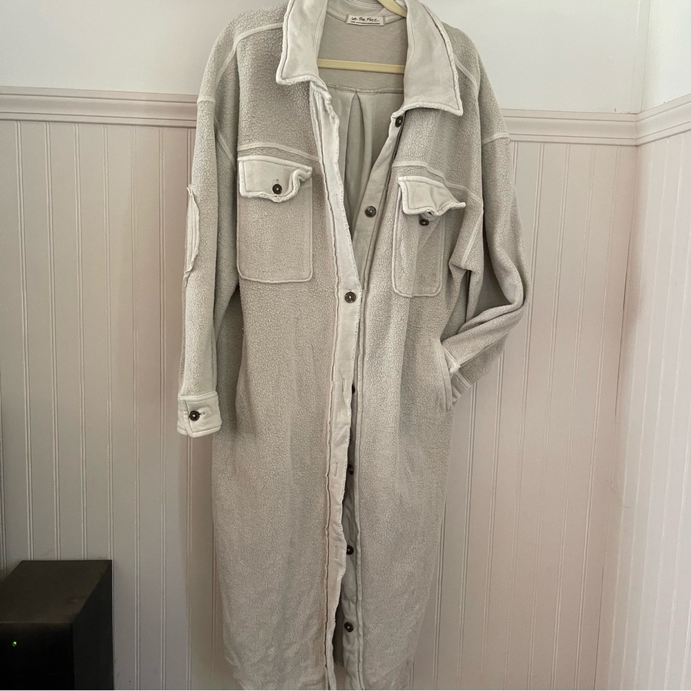Free People Stone Long Ruby Jacket